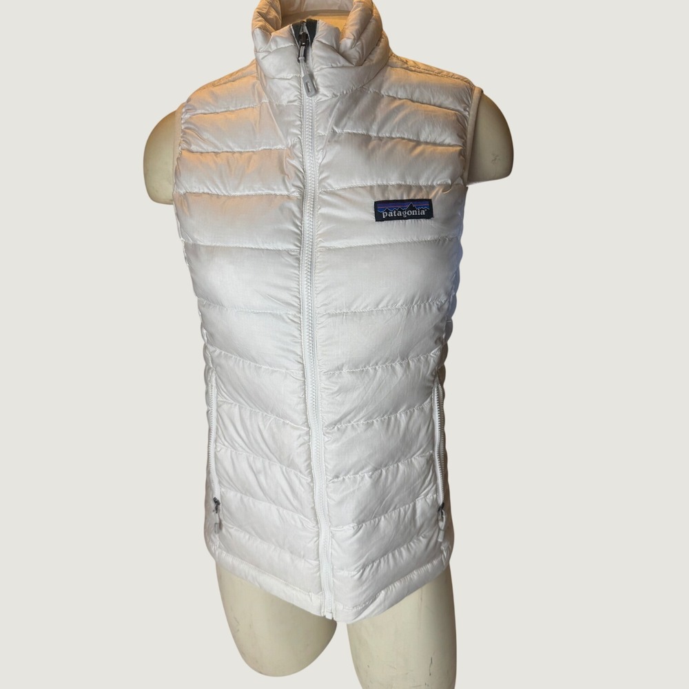 Patagonia Women's Down Sweater Vest XS White outdoor